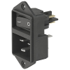 IEC Appliance Inlet C20 with Line Switch, 2-pole - EC11 - SCHURTER Inc