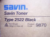 Savin 9870 2522 OEM Toner Bx6 - 101002807 - LaserCycle