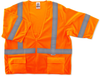 Ergodyne Glowear 8320Z High-Visibility Orange Large/XL Polyester Mesh High-Visibility & Reflective Vest - 3 Pockets - Fits 44 to 52 in Chest - 720476-22115 - 720476-22115 - R. S. Hughes Company, Inc.