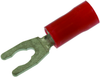 Terminal, Spade/fork, #6, Crimp, Red; Product Range Amp Te Connectivity - 92B5087 - Newark, An Avnet Company