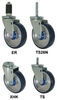 Stem Caster - Polyurethane on Aluminum Wheel - Model 3 - 3PA3X - Caster City, Inc.