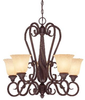 1P-8286-5-52 Mid. Chandeliers-Glass Up - 457169 - Capital Lighting, Inc.