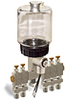 (Formerly B3192-3X-5F-24V), Multiple Feed Electro Lubricator, 1 pt Polycarbonate Reservoir, 5 Feeds, 24VDC -- B3192-01605024DB111GW