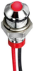 Panel Indicator, Red, 2V, Wire Lead; Led Color Apem - 05W8334 - Newark, An Avnet Company