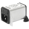 IEC Appliance Inlet C14 with Filter, Fuseholder 1- or 2-pole, for PCB Mounting -- DA22