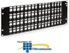 ICC Flush Mount Blank Patch Panel 64-Port 4RMS -- IC107BP064