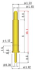 8Y254B Spring Probe Pins, Outer Dia. 1.82mm, Solder Dip Type -- 8Y254B-H101S21-SD - Image