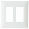 Screwless Decorator Openings, Plastic Subplate, Two Gang - SWP262W - Legrand