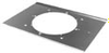 Tile Bridge-12in Spkr, Galvanized Steel, Round Opening, 23.75L - LBS12 - Visual Sound, Inc.