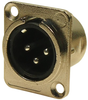 Xlr Conn, Metal, Plug, 3Pos, Panel; No. Of Contacts Cliff Electronic Components - 99AC9153 - Newark, An Avnet Company