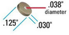 2 &micro;m Stainless Steel Replacement Frit -- C-408 - Image