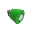 Spring Loaded Plunger, Thead-in, Large Size, Without hold-open feature, Steel, Green Knob - 56-280-014 - Southco