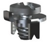 Low Profile 6-32 Thread-w/ Screw Unassembled - 1298 - Keystone Electronics Corp.