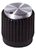 Round Skirted Knob With Dot Ind, 6.35Mm; Shaft Type Ehc (Electronic Hardware) - 34C8795 - Newark, An Avnet Company