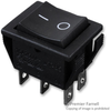 Switch, Rocker, Dpdt, 16A, 250V, Black; Switch Operation Multicomp Pro - 11M0705 - Newark, An Avnet Company