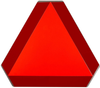 Brady Steel Rectangle Red / Reflective Orange Emergency Warning Triangles Sign - 16 in Width x 14 in Height - 57894 - 754476-57894 - R. S. Hughes Company, Inc.