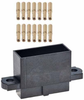 10+10 Pos. Female DIL 24-28 AWG Cable Conn. Kit, Extended Wall, No Jackscrews - M80-4762005 - Harwin Plc
