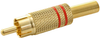 Rca Connector, Plug, 1Pos, 9.5Mm, Red; No. Of Contacts Lumberg - 05AC9675 - Newark, An Avnet Company