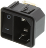 Power Entry Module, Plug, 70A; Connector Type Schurter - 50F2854 - Newark, An Avnet Company