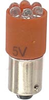 Lamp;LED, T-3-1/4, CLUSTER, BAYONET BASE, DUAL POLARITY, 28 VOLT, RED - 70015434 - Allied Electronics, Inc.