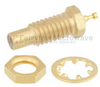 SSMC Jack Bulkhead Connector Turret Terminal, Solder, Gold Plated Brass Body, Length 0.51 In - FMCN1260 - Fairview Microwave Inc.
