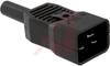 Cord Plug Asmbly, 16 A, 250 VAC, 10 Megohms @ 500 VDC, 2 kV @ 50 Hz, Male - 70080131 - Allied Electronics, Inc.