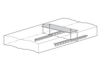 Optical Table Yoke, 12 inch Thick Table, Metric - M-MSY-12 - Newport MKS