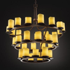 CNDL-8713-14-AMBR-DBRZ Large Chandeliers-Pillar Candle - 671288 - Capital Lighting, Inc.