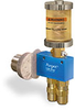 Motor Operated PurgeX with Integral Grease Reservoir, 2 Feeds, 1 RPM, 24VDC, Bracket -- B3477-B2B024D01