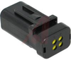 CONNECTOR, AMPSEAL 16, CAP ASSEMBLY, 4 POSITION, 14-18 AWG, RED - 70084779 - Allied Electronics, Inc.