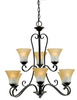 Mid. Chandeliers-Glass Up - 288601 - Light Center (The)