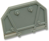 End & Intermediate Plate, Din Mount Terminal Block; For Use With Wago - 98M5412 - Newark, An Avnet Company