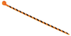 Cable Ties, Striped, 102Mm L, Nylon, Org/black, 18Lb, Pk50; Cable Tie Material Panduit - 66H2765 - Newark, An Avnet Company
