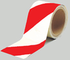 Warning Stripe & Check Tape (B-950; Red and White; (red & white diagonal stripes)) - 754476-55294 - R. S. Hughes Company, Inc.
