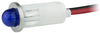 Panel Indicator, Blue, 125Vac, Wire Lead; Led Color Vcc (Visual Communications Company) - 62AC9620 - Newark, An Avnet Company