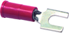 Terminal, Spade/fork, #6, Crimp, Red; Product Range Multicomp - 14T2234 - Newark, An Avnet Company