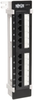 12-Port Cat6/Cat5 Wall-Mount Vertical 110 Patch Panel, TAA -- N250-012