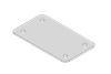 BPM Metal / Stainless Steel Blank Plates- For Screw Assembly / IP66 - 41991 - icotek Corp