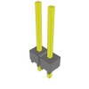 Headers, Male Pins - 612-HMTSW-102-08-G-S-340-ND - DigiKey