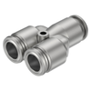 Fittings, Couplings, and Distributors - 2171-NPQR-Y-Q12-E-ND - DigiKey