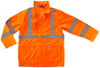 Ergodyne Glowear 8365 High-Visibility Orange Medium Polyester Rain Jacket - Fits 36 to 38 in Chest - 720476-24313 - 720476-24313 - R. S. Hughes Company, Inc.