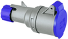 Socket Connector, 2P+E, 30A/250V, Blue; Current Rating Lapp Usa - 61AC3898 - Newark, An Avnet Company
