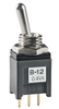 Process Sealed Subminiature Antistatic Toggles - B12A1P - NKK Switches