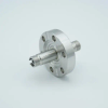 Single Mode 1310nm Fiber Optic Feedthrough, FC/PC Connector, 1 Feedthrough, 1.33″ Conflat Flange -- A14869-25-CF - Image