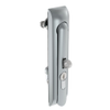 Swinghandle Latch, Large Size - 150 mm , With Padlock Hasp, Use with Linear Actuator or as Single Point Latch, CH 300 Key DIN, Non-Sealed, Zinc Alloy, Satin Chrome Plated - H3-60-422-044 - Southco