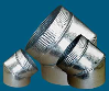 26 Ga. G-60 Round 45&deg; Adjustable Elbows - 12102264518 - M&M Manufacturing Co.