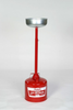 Eagle Red Steel 5 gal Safety Can - 38 in Height - 11 1/4 in Overall Diameter - 048441-32400 - 048441-32400 - R. S. Hughes Company, Inc.