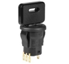 SWITCH KEYLOCK 2POS SPDT 3A 125V - SK12BDW01-001 - NKK Switches