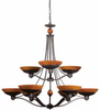 29469-BZ Large Chandeliers-Glass Shade - 487812 - Capital Lighting, Inc.