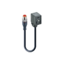 INDUSTRIAL-B (NEMA), Cordset, double ended: M12, Male, Straight, 3-Pole, to a, Form B, Female, Angled, 2+PE (PE across cable outlet), with : Cable, PVC, black, 3x0.50 mm² - RST 5-3-VB 1D-3-2-212 - Belden Inc.